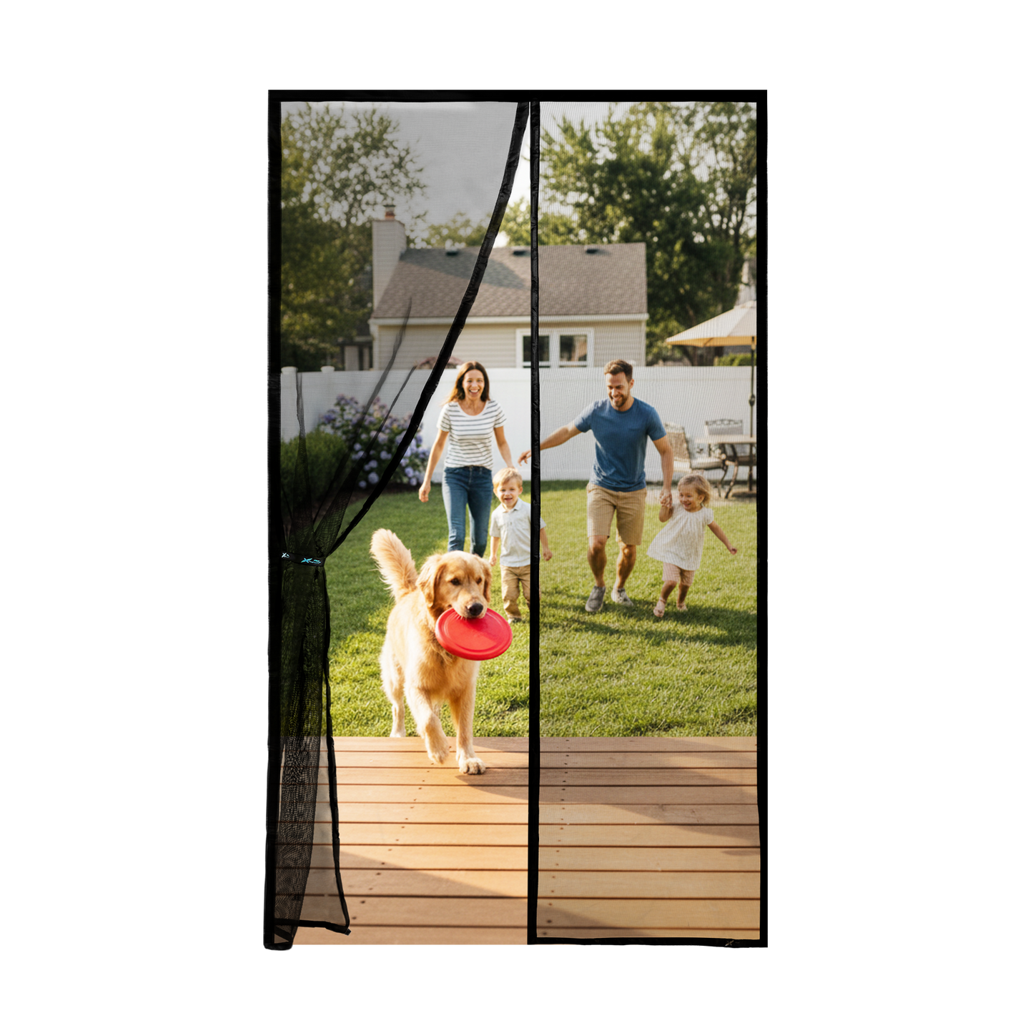 Flux Phenom | Stronger screen protection for everyday use – Fiberglass reinforced magnetic screen door | Durable, tear-resistant mesh