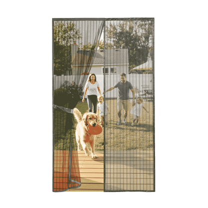 Flux Phenom | Keep bugs out without blocking airflow – Reinforced magnetic screen door | Hands-free auto close, micro-mesh protection