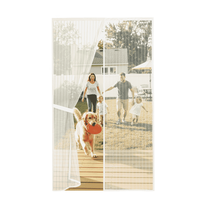 Flux Phenom | Keep bugs out without blocking airflow – Reinforced magnetic screen door | Hands-free auto close, micro-mesh protection
