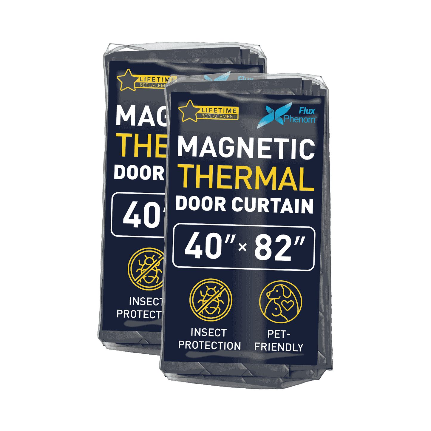 Flux Phenom | Keep cold air out this winter – Insulated magnetic door cover | Heavy-duty thermal barrier