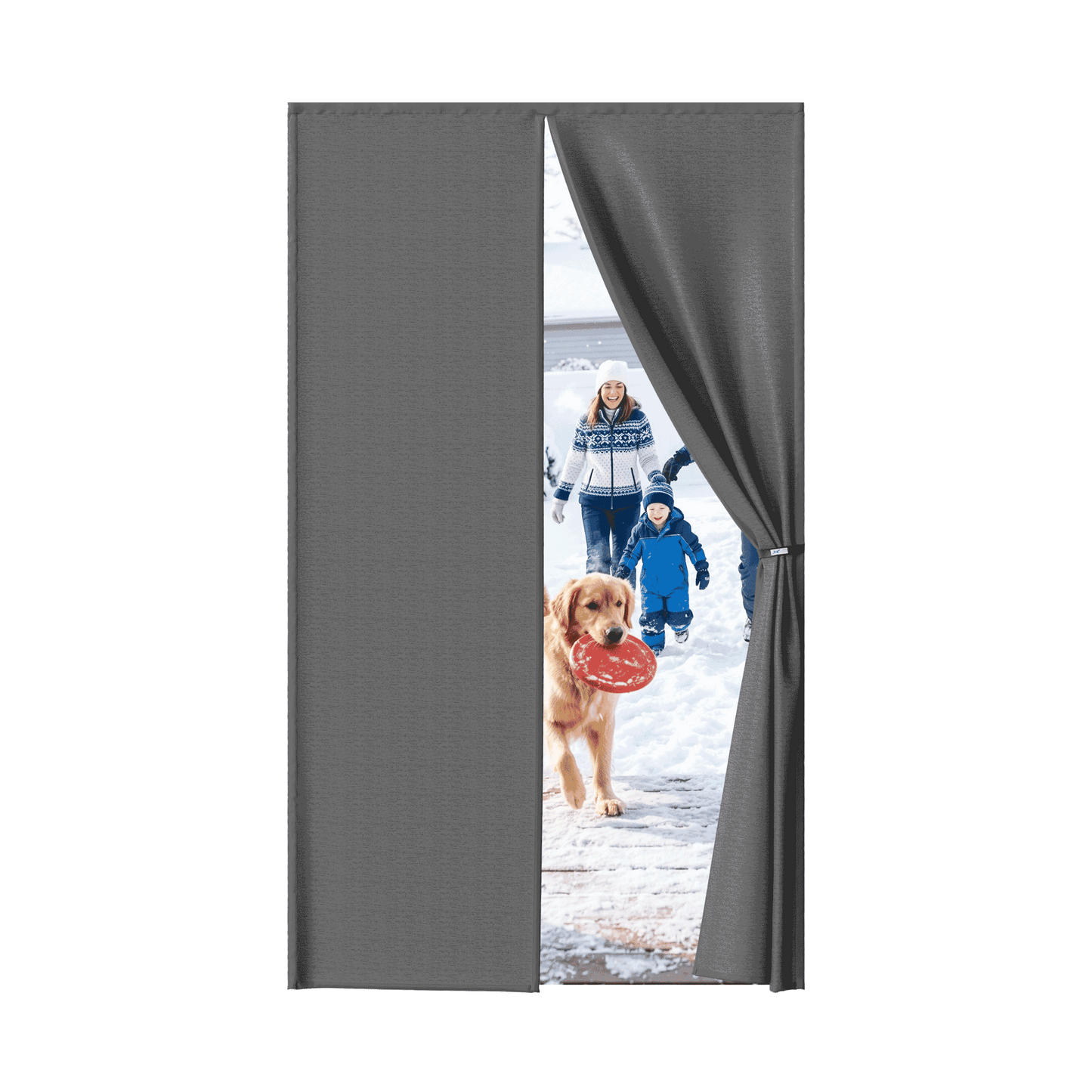Flux Phenom | Keep cold air out this winter – Insulated magnetic door cover | Heavy-duty thermal barrier
