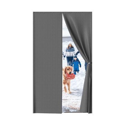 Flux Phenom | Keep cold air out this winter – Insulated magnetic door cover | Heavy-duty thermal barrier